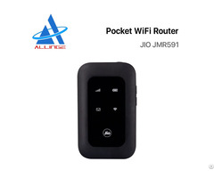 Xyy045 Fast Speed Jio Original Unlocked Jmr591 Mobile Hotspot Portable 4g Wifi Router With Battery