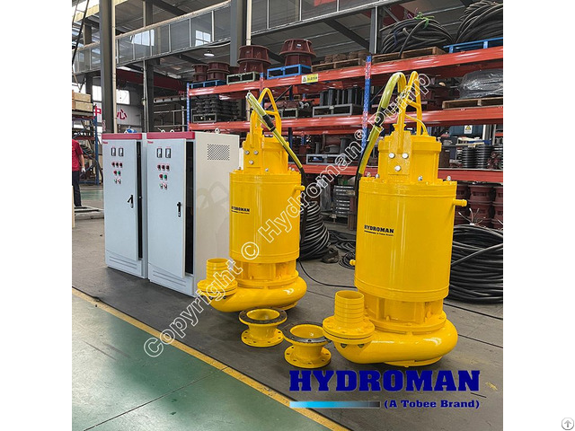 Hydroman® Submersible Mud Sucking Pump With Agitator Cutters