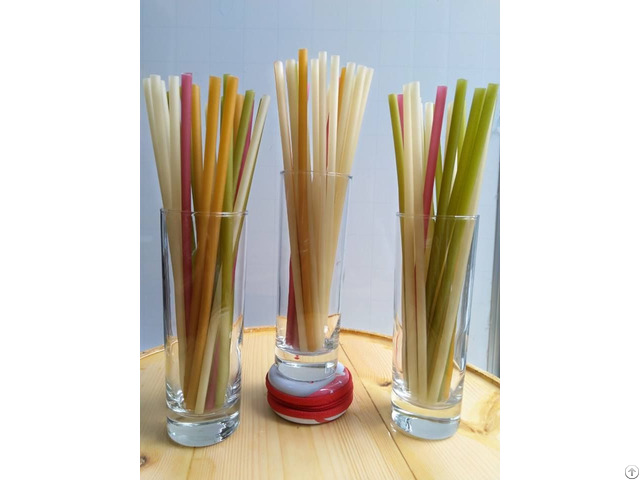 100% Organic Eco Friendly Rice Drinking Straws Made In Vietnam