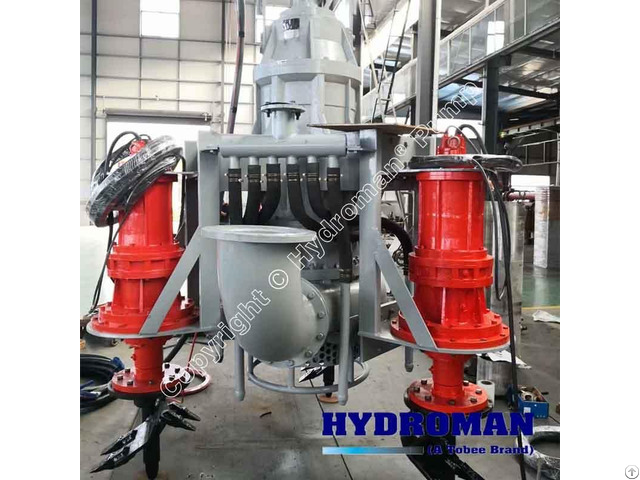 Hydroman® Submersible Slurry Centrifugal Mud Pump With Side Agitators