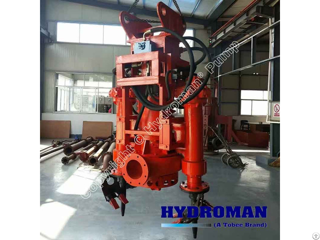 Hydroman® Heavy Duty Submersible Sand Pump With Head Cutters For Tailings Recycling
