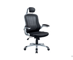 Hot Sale Height Adjustable Swivel Mesh Office Chair With Headrest