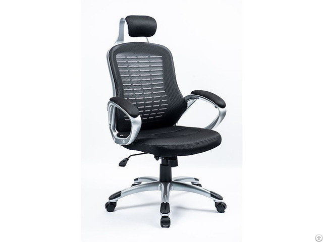 Wholesale Height Adjustable Swivel Mesh Office Chair With Headrest