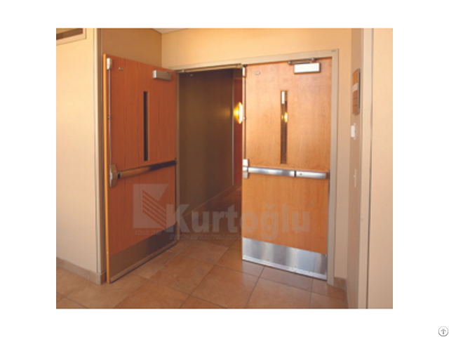 Two Hours Fire Resistant Double Wing Door