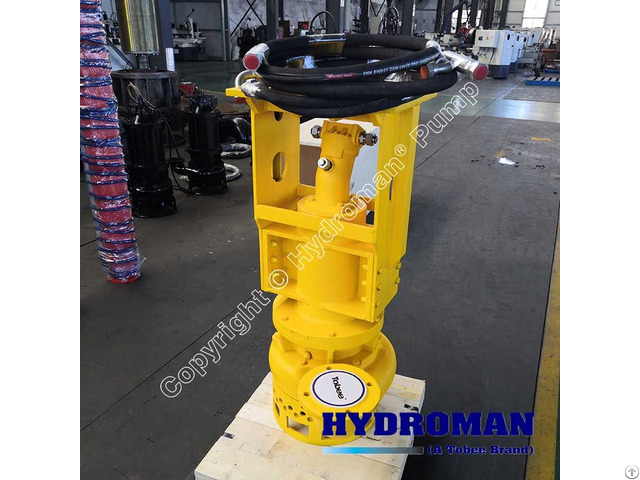 Hydroman® Submersible Dredge Pump Driven By Hydraulic Power