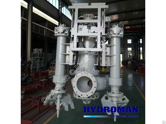 Hydroman® Hydraulic River Dredging Pump Installed On Excavator