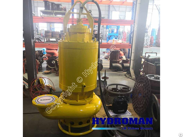 Hydroman® 55kw Electric Submersible Sand Sludge Pump For Mud Dredging