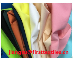 Tricot Fabric 250 Gsm Nylon Polyester Spandex Dyed Warp Knitting 2way