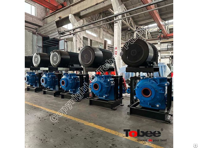 Tobee® 6x4 Ah Semi Open Impeller Slurry Pumps With Cv Driven Type