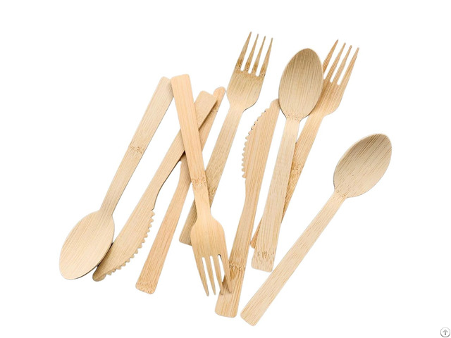 Disposable Bamboo Cutlery Set