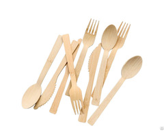 Disposable Bamboo Cutlery Set