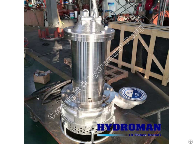 Hydroman® Submersible Stainless Steel Water Pump For Slurry Dewatering Applications