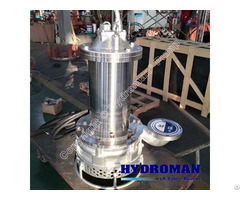Hydroman® Submersible Stainless Steel Water Pump For Slurry Dewatering Applications