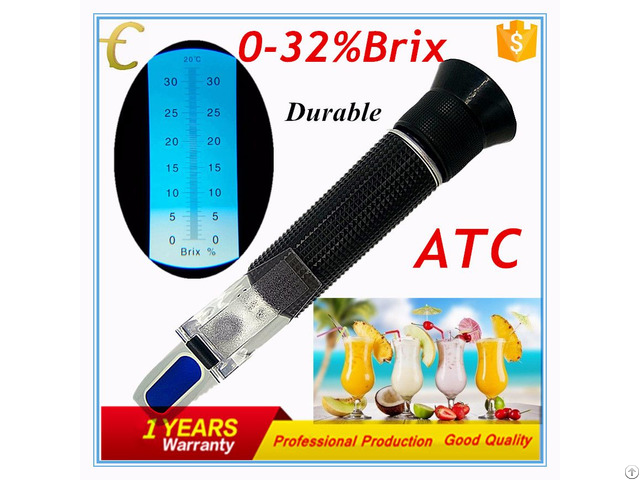 32 Percent Brix Refractometer With Atc