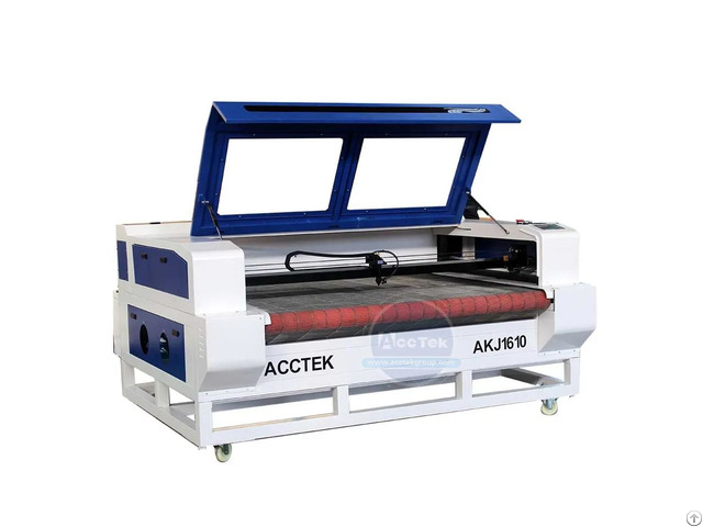 Roll Fabric Cnc Laser Cutting Machine Textile Auto Feeding