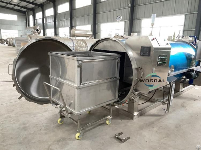 Stainless Steel Food Retort Machine Canned Seafood Autoclave