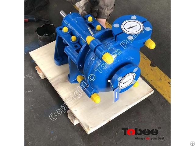 Tobee® 6x4 Ahr Polyurethane Lined Pump For Sugar And Raw Foodstuffs