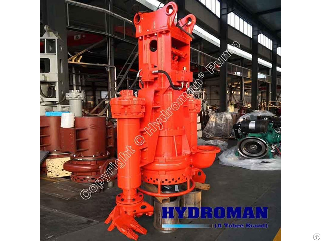 Hydroman® Submersible Dredging Silt Sludge Pump With Hydraulic Head Cutters