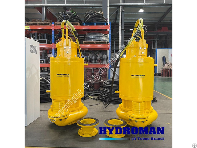 Hydroman® Submersible Mud Sludge Water Pump With Soft Stater Control Panel For Handling Abrasive