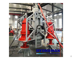 Hydroman® Submersible Mud Pump For Slurry Transport Tailing Sumps With Side Agitators
