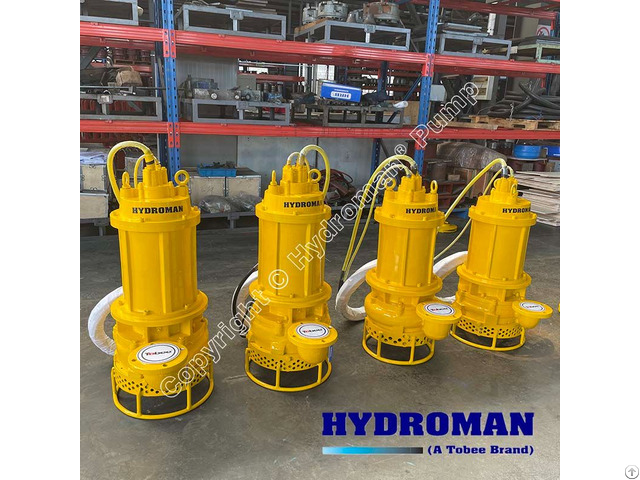 Hydroman® Mud Recycling Submersible Slurry Pump Electricity Driven With Side Agitators