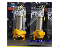 Hydroman® Electric Grinder Centrifugal Submersible Sewage Pump For Harbour Construction