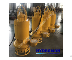 Hydroman® Submersible Wet Pit Dry Sand Suction Sludge Pump For Pumping Industrial Waste