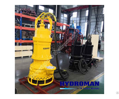 Hydroman® Submersible Mud Sludge Dredging Pump With Mechanical Agitator And Wide Clearances
