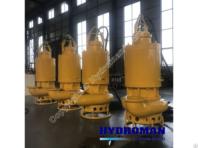 Hydroman® River Submerged Mud Sludge Sump Pump For Waste Pond Dredging