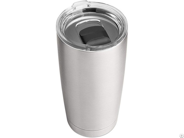 Custom Large Round Double Stainless Steel Insulated Tumbler With Lid