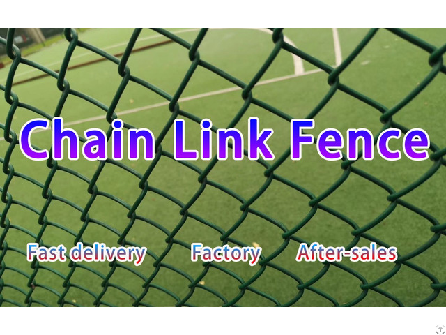 Pvc Galvanized Chain Link Fence