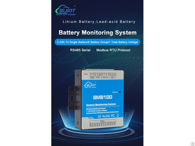 Battery Pack Monitoring Module For Unmanned Rooms And Scenes