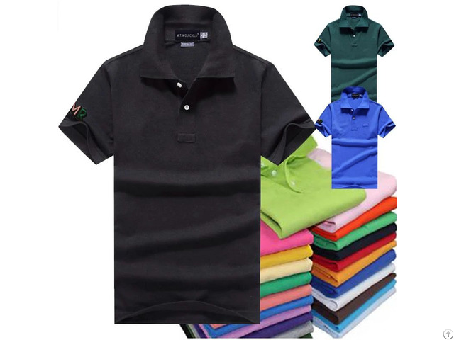 Wholesale Custom 100% Cotton Polo Shirt For Men Design Own Logo Plain Blank