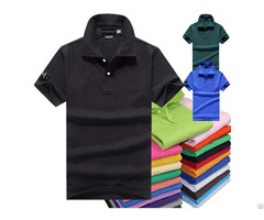 Wholesale Custom 100% Cotton Polo Shirt For Men Design Own Logo Plain Blank
