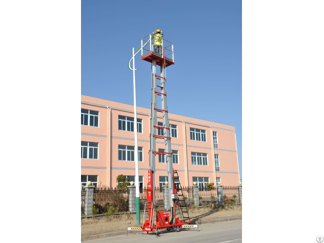 Double Masts Aerial Work Platform Cmp 18