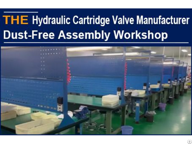 Hydraulic Cartridge Valve Manufacturer Dust Free Assembly Workshop