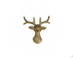 Puindo Customized Christmas Hanging Ornament Golden Reindeer Figurine
