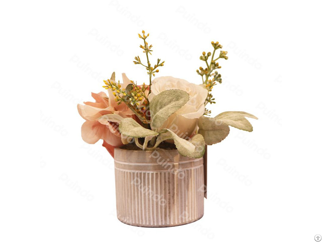 Puindo Garden Decorations Artificial Flowers Potted Plant