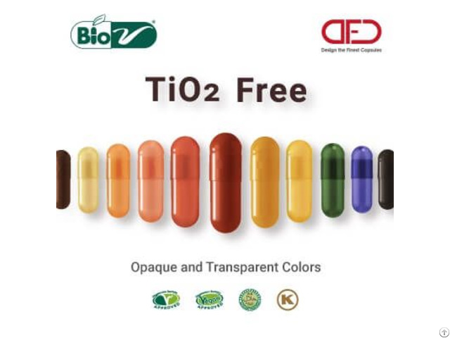 Tio2 Free Colored Capsules