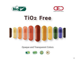 Tio2 Free Colored Capsules