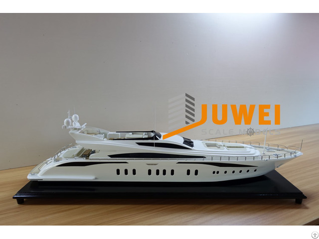 Luxury Yacht Scale Model Maker With Equisite Base Jw 05