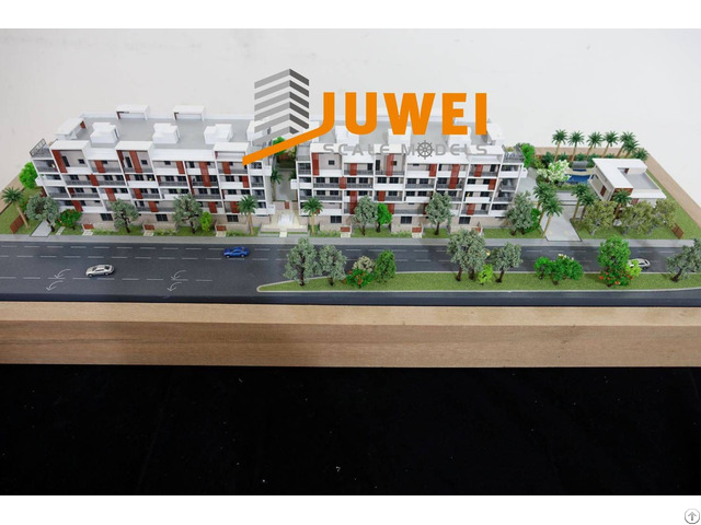 Scale Building Maquette Of Apartment Model Jw 43