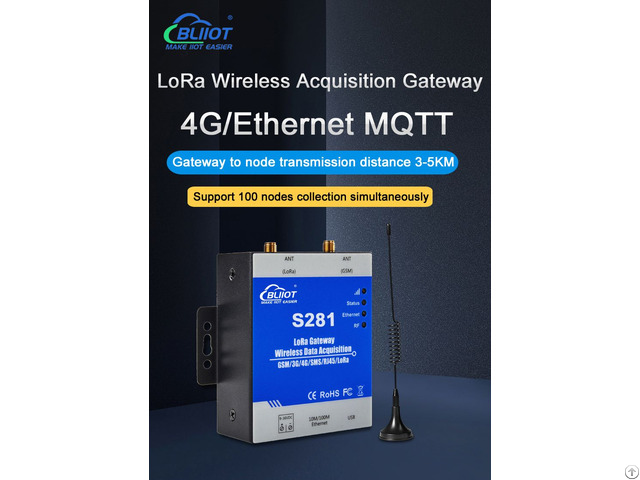 Cellular Ethernet Lora Wireless Transmission Gateway For Smart Agriculture