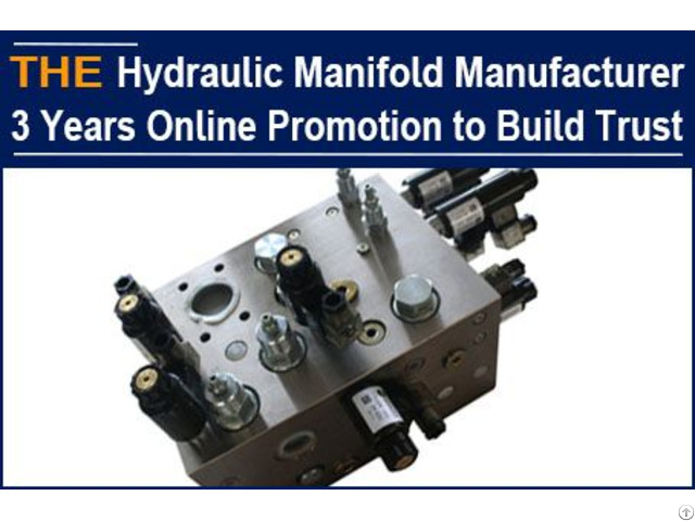 Hydraulic Manifold Manufacturer 3 Years Of Online Promotion To Build Trust