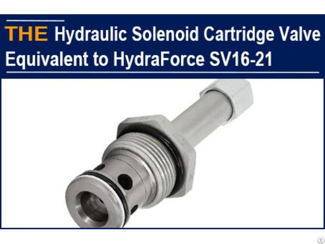 Hydraulic Solenoid Cartridge Valve Equivalent To Hydraforce Sv16 21