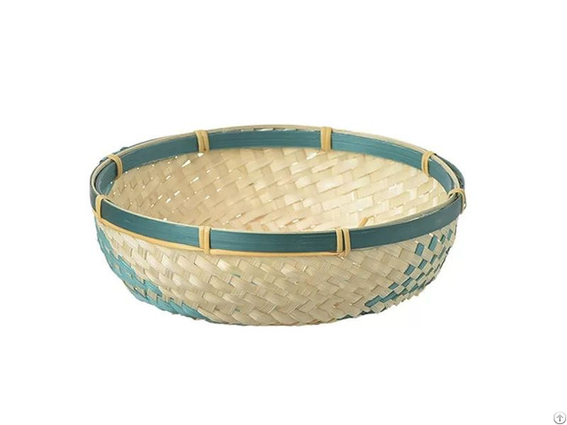 Big Round Bamboo Basket