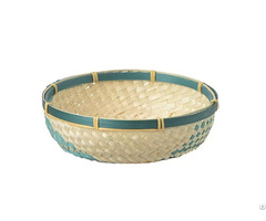 Big Round Bamboo Basket