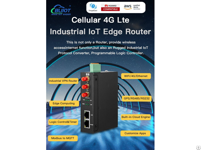 4g Wireless Transport Network Edge Computing Router