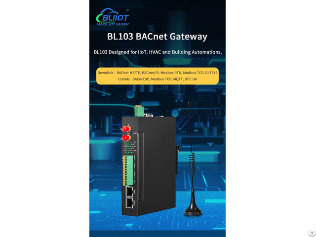 Bliiot Building Automation Bacnet Wifi Gateway Bl103