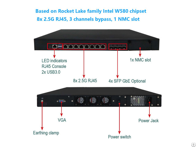 Network Cyber Security Appliance Support Socket Lga 1200 H5 I7 I9 Xeon W1200 W1300 Cpu